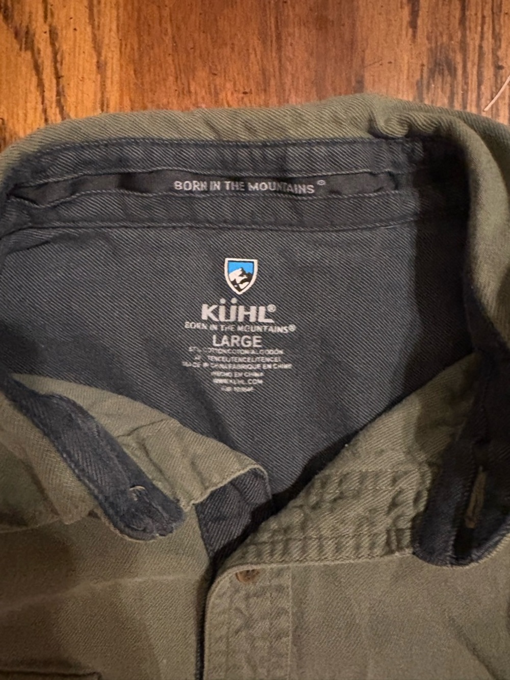 Kuhl Men's Olive Green Lightweight Shirt Jacket - Picture 2 of 3